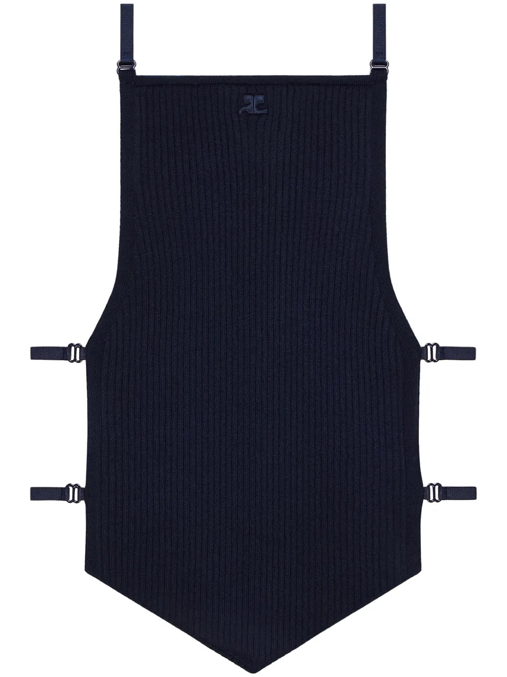 Lingerie-Detail Pointy Tank Top