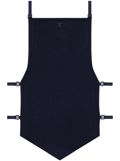 Lingerie-Detail Pointy Tank Top