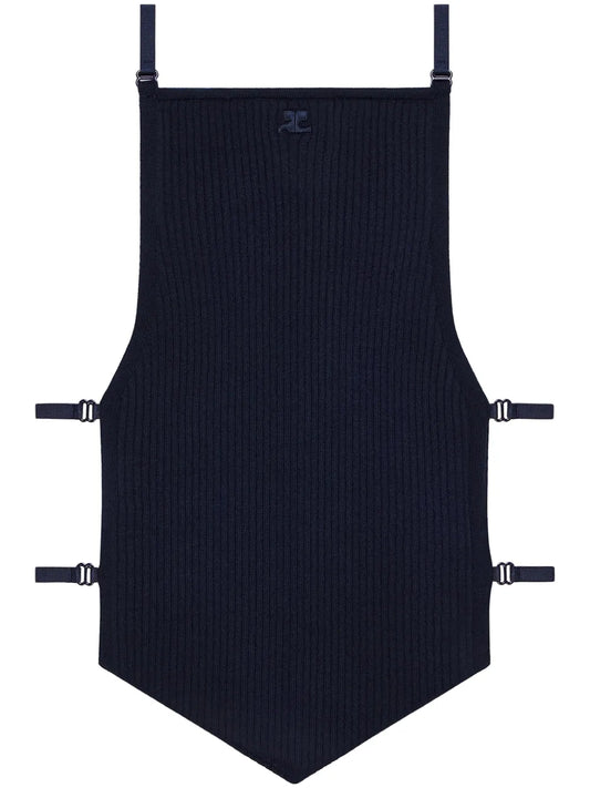 Lingerie-Detail Pointy Tank Top
