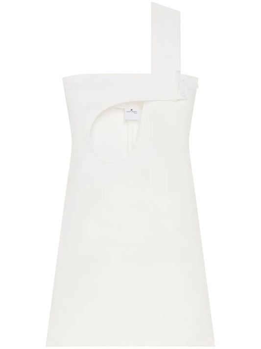 Cut-Out Satin Dress
