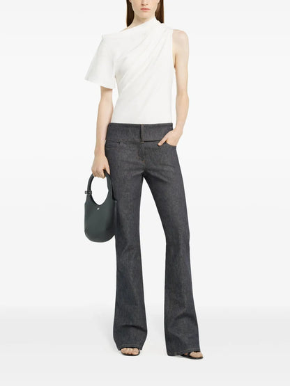 Asymmetric Draped T-Shirt