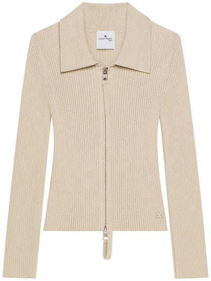 Zip-Up Cardigan