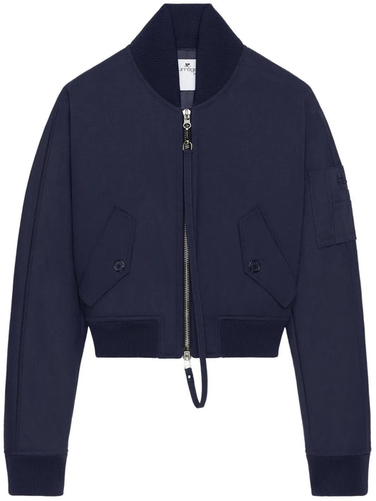 Cropped Bomber Jacket