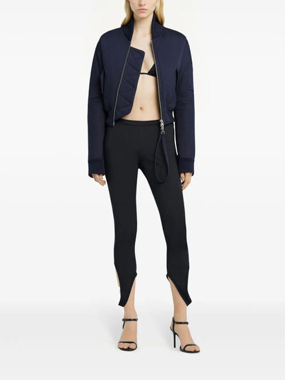 Cropped Bomber Jacket