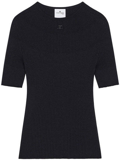 Fine-Ribbed Jumper