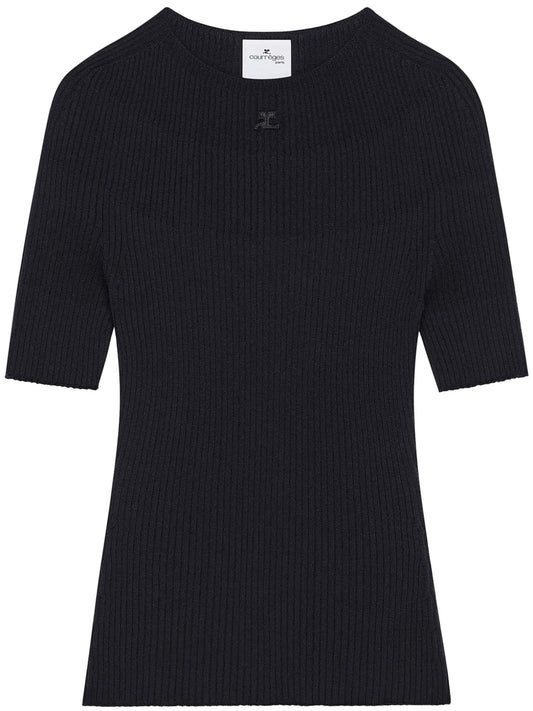Fine-Ribbed Jumper
