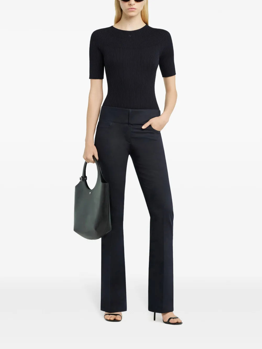 Fine-Ribbed Jumper