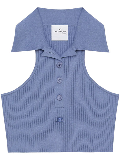 Polo Crop Top