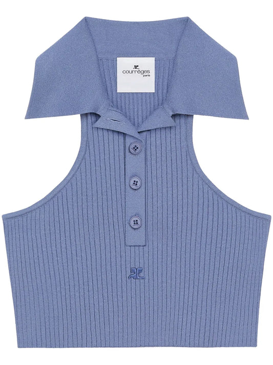 Polo Crop Top