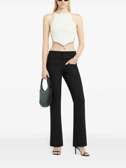 Ribbed-Knit Crop Top