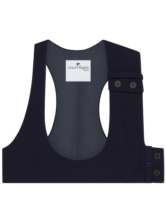Buttoned Tank Top