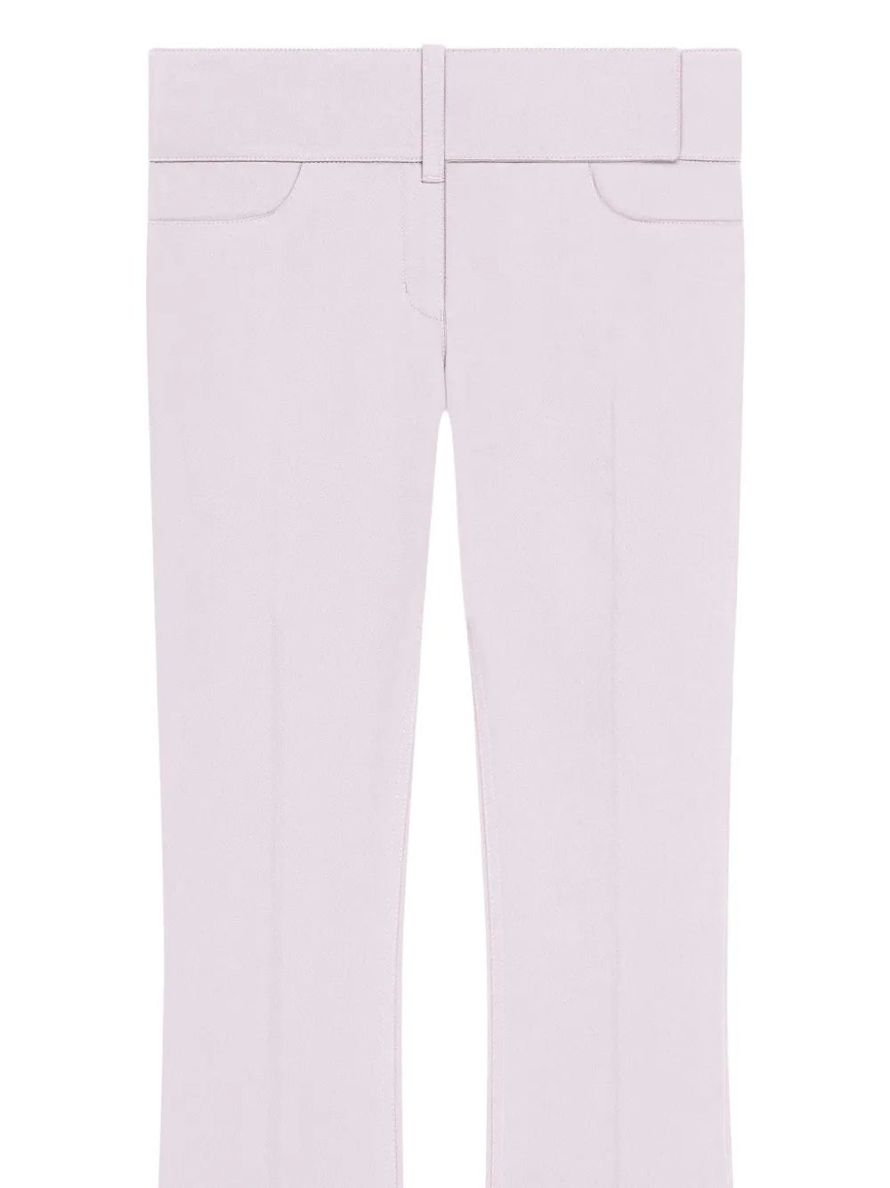 Belted Bootcut Trousers