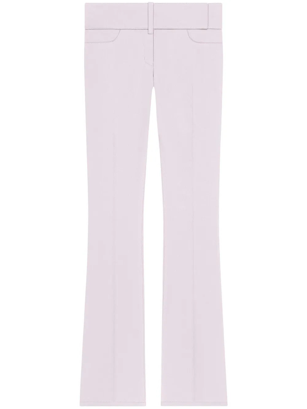 Belted Bootcut Trousers