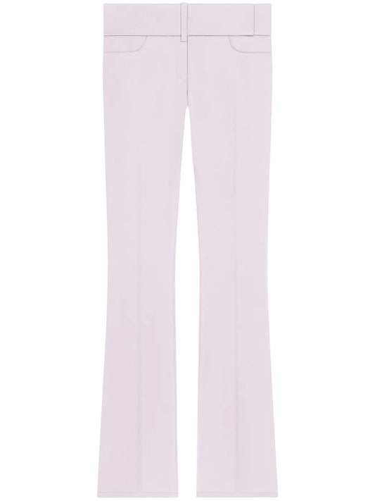 Belted Bootcut Trousers