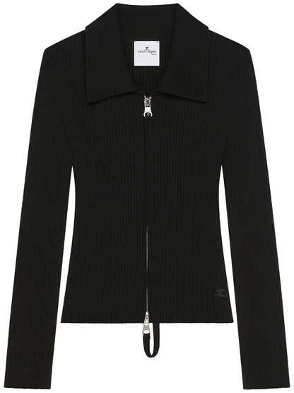 Zip-Up Cardigan