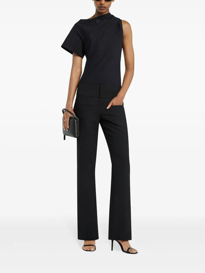 Asymmetric Draped T-Shirt