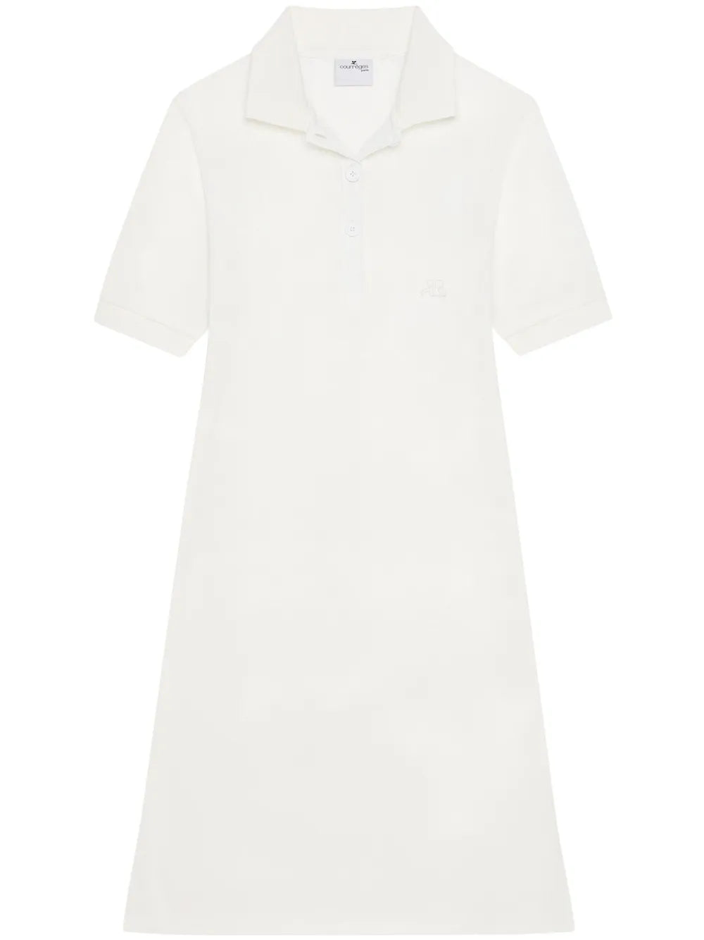 Piqué-Cotton Polo Dress