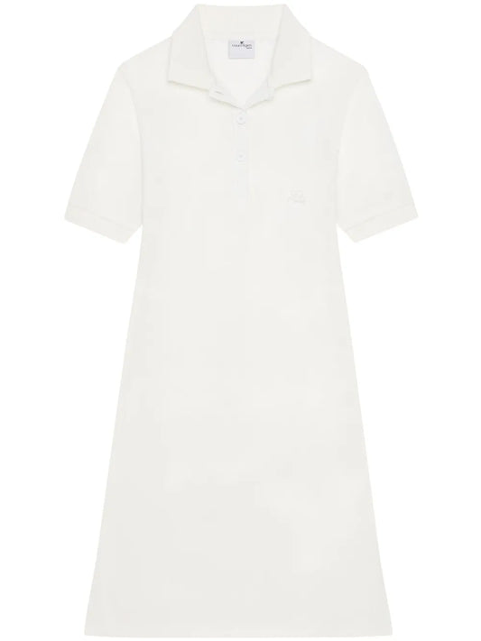 Piqué-Cotton Polo Dress