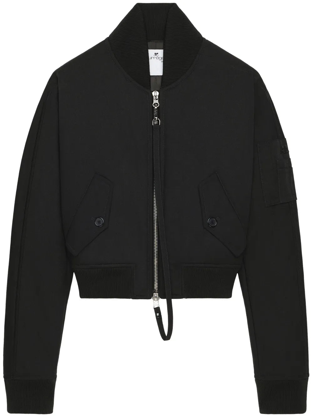 Cropped Bomber Jacket