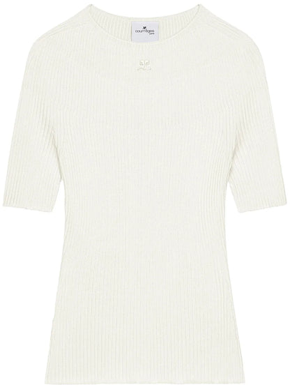 Ribbed-Knit Top