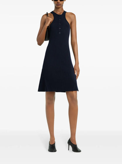 Cotton Rib Knit Dress