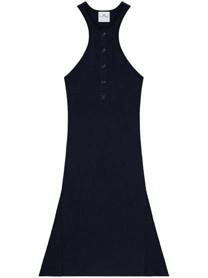 Cotton Rib Knit Dress