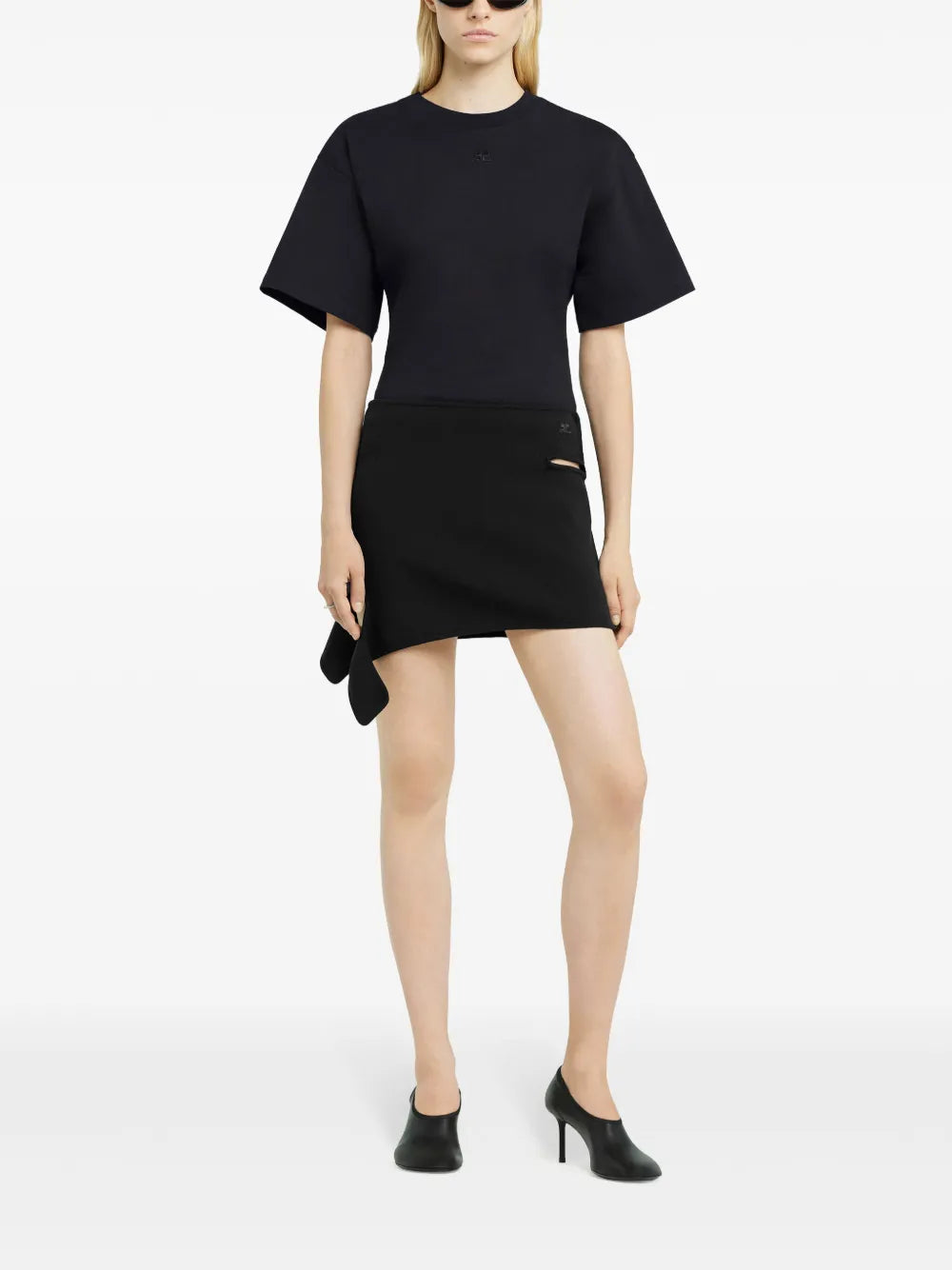 Loop-Knit Mini Skirt