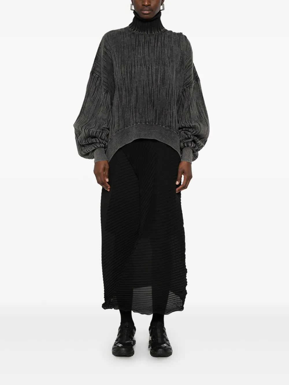 Crinkled Sweater