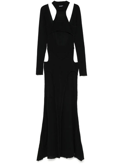 Fine-Ribbed Dress