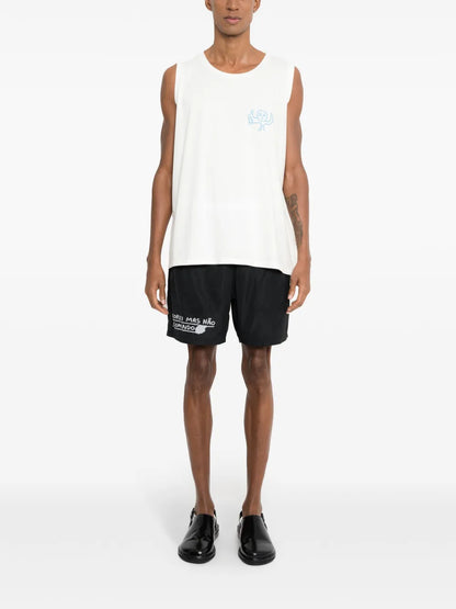 Slogan-Print Tank Top