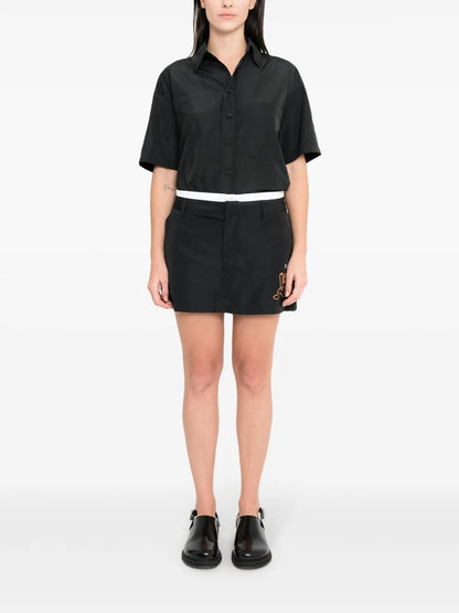 Illustration-Style Print Shorts