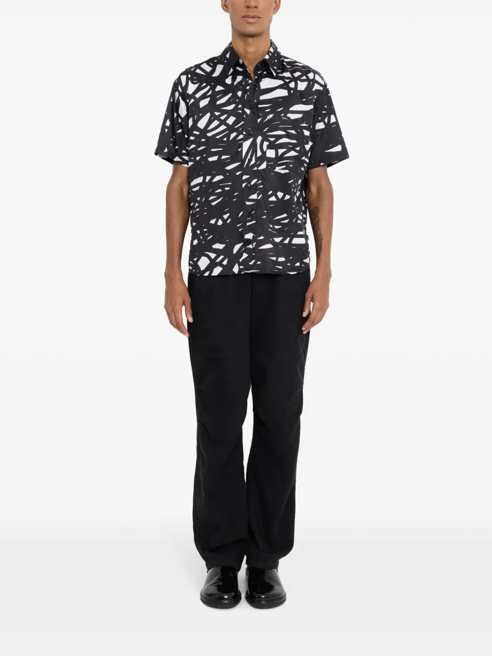 Abstract-Print Shirt