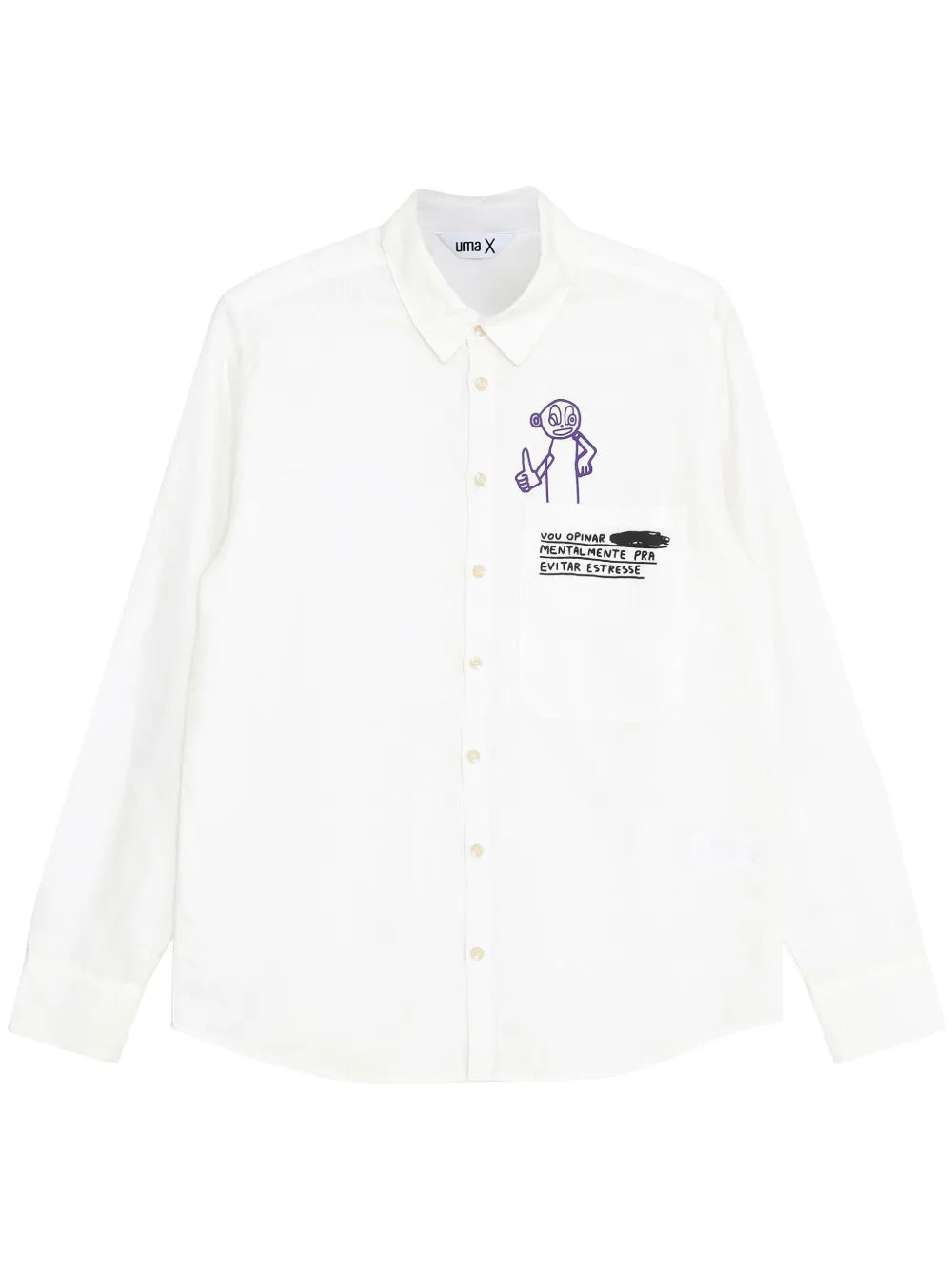 Slogan-Print Shirt