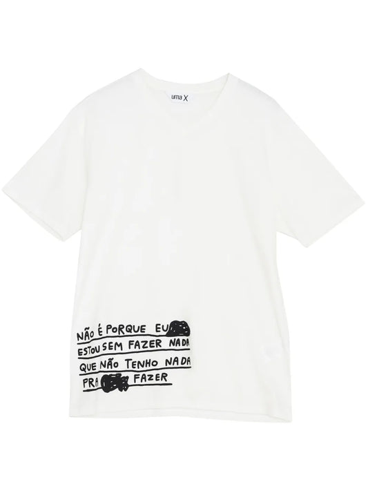 Slogan-Print T-Shirt