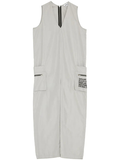 Slogan-Detail Jumpsuit