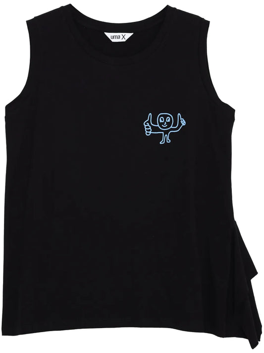 Slogan-Print Tank Top
