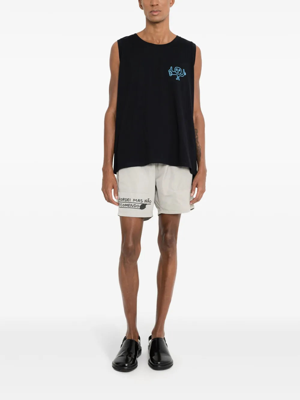 Slogan-Print Tank Top