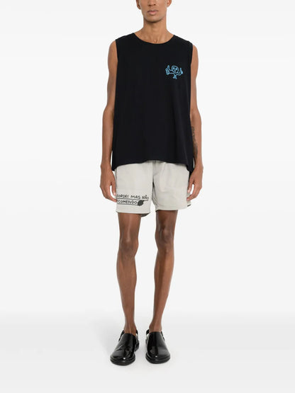 Slogan-Print Tank Top