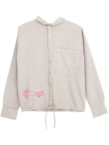 Drawstring Hooded Jacket