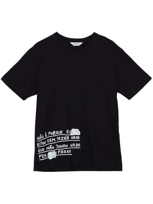 Slogan-Print T-Shirt