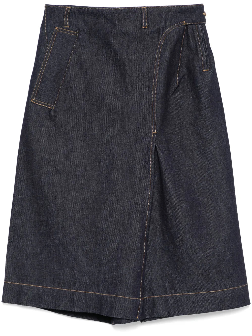 Denim Midi Skirt