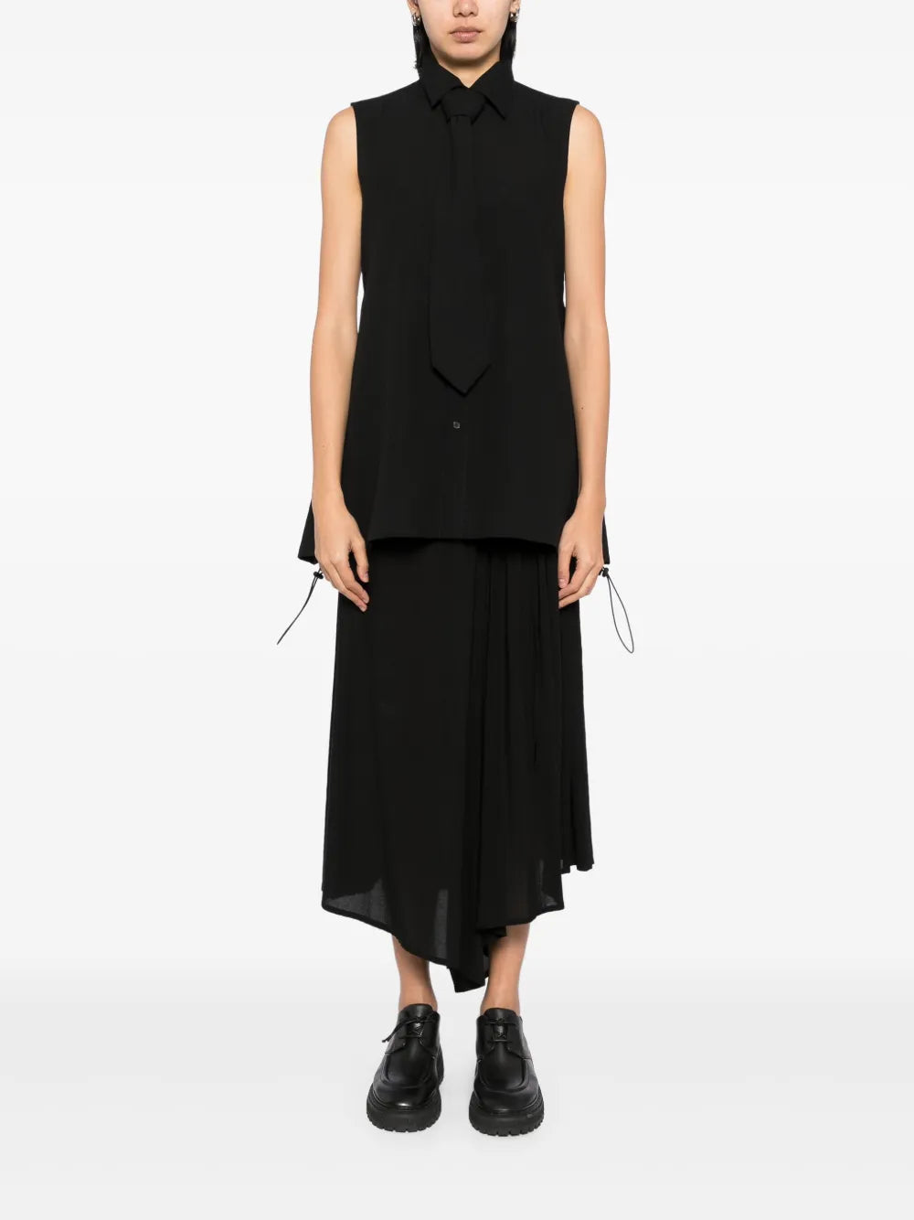 Asymmetric Sleeveless Shirt