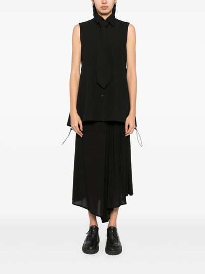 Asymmetric Sleeveless Shirt