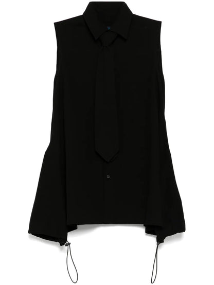 Asymmetric Sleeveless Shirt