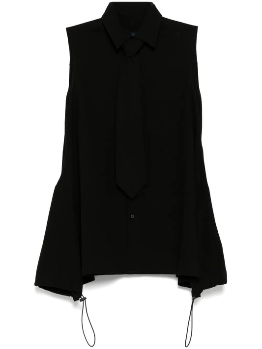 Asymmetric Sleeveless Shirt