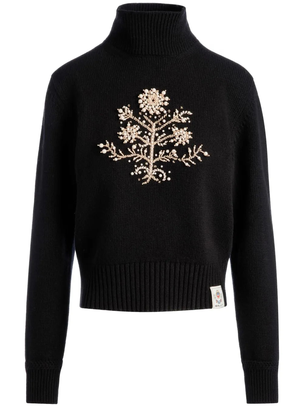 Heritage Flower-Embellished Sweater