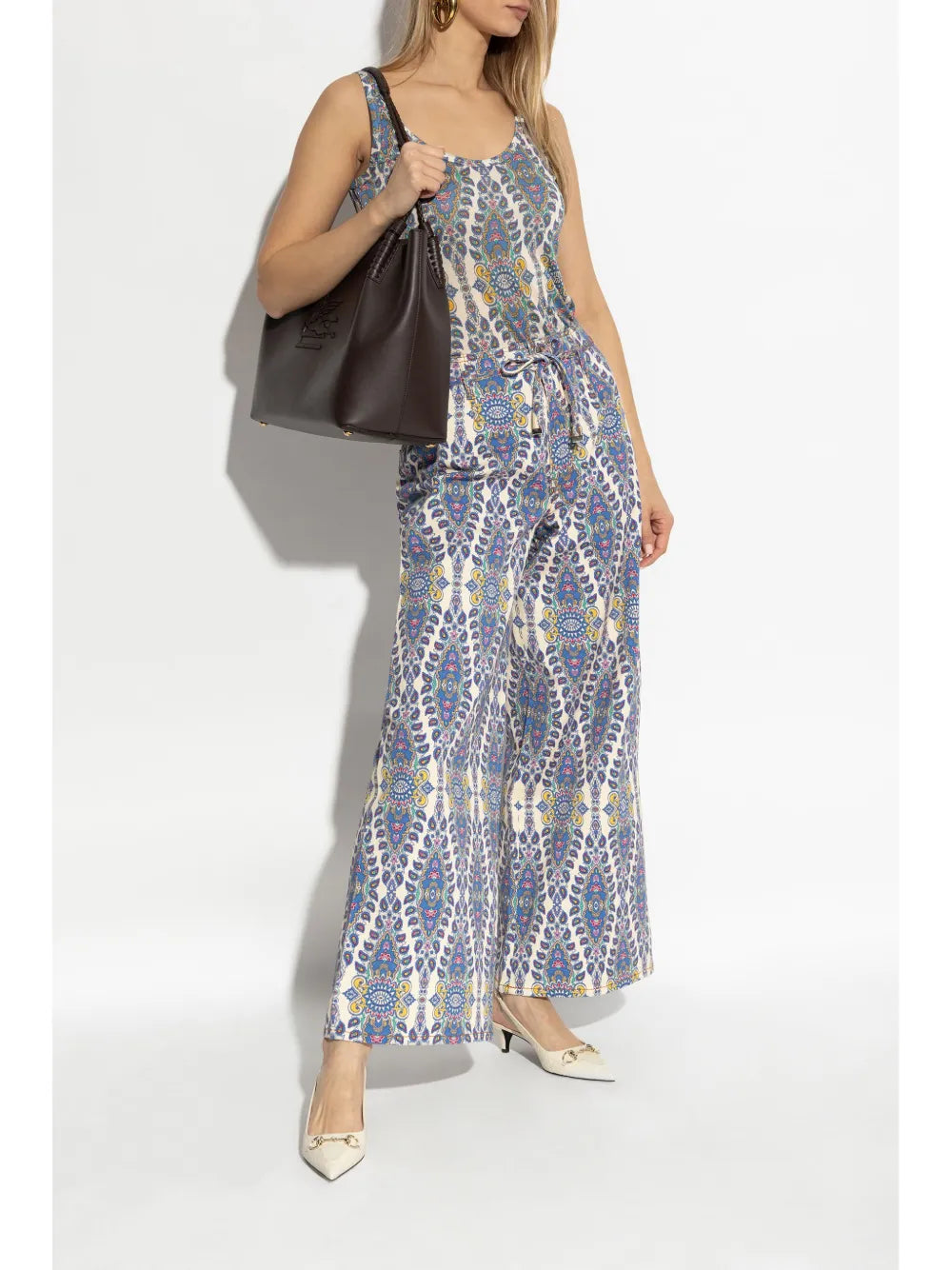 Paisley-Print Trousers