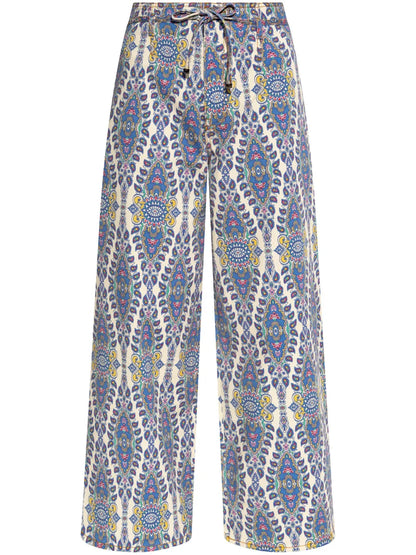 Paisley-Print Trousers