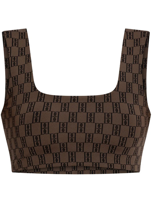 Logo-Jacquard Top