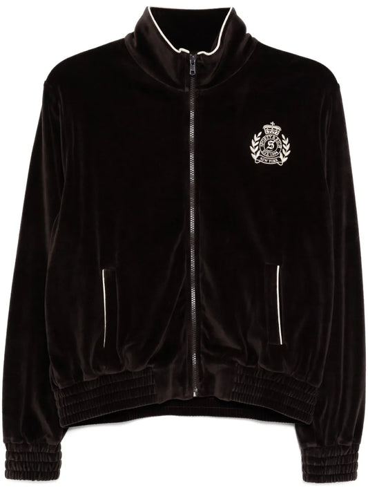 Ny Crest Velour Track Jacket